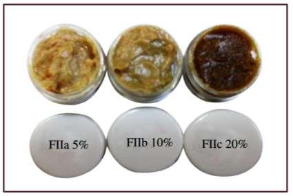 5% of fruit peel extract F-I.a, F-II.