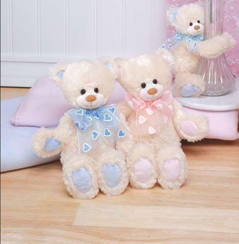 2562 Our Darlin collection of ivory colored bears, featuring