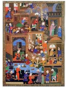 Khan 75 Fig.18: : Life in the town, Khamsa-i Nīz āmi 1539-43.