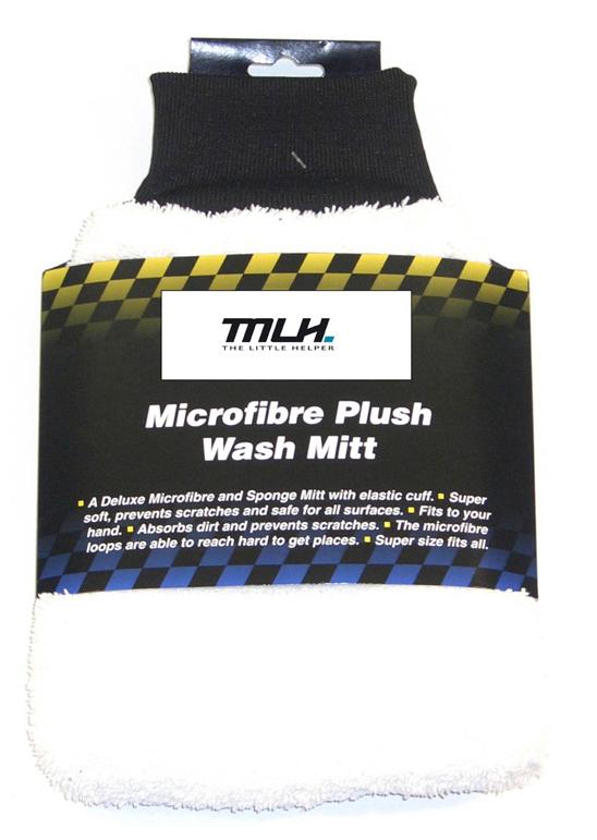 WASHING Microfibre Plush Wash Mitt Deluxe Microfibre