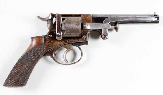 Thomas R Callan Ltd ANTIQUES SALE REALISATIONS OCTOBER 2011 9 119 38 Rim Fire 5 Shot Webley percussion revolver, patent No. 2136 retailed by G.
