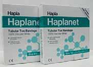 Gauze and Applicators Haplanet D5511-1.95 size 00 D5512-2.00 size 01 D5513-2.10 size 12 100% viscose in a 20m roll. Available in three sizes.