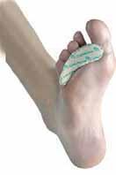 The patented external tendon in silicone EPITHELIUM FLEX enables the straightening-up of the big toe and also enable the absorption of pressures on the bunion and thus relieve pain.