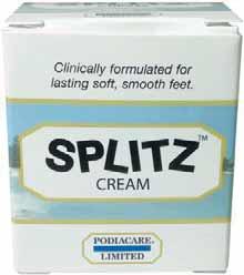 Now you know why Splitz really works Splitz - clinically formulated for lasting soft, smooth feet. Before After Splitz Cream P4570-6.