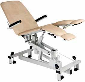 surgeries. This chair offers excellent access and patient comfort and is available with optional footswitch.