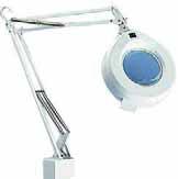 SURGERY FURNITURE Lamps Classic Fluorescent Magnifying Lamp F7000-67.95 All metal body, switch and starter on the head with FREE G-Clamp included. 3 diopter glass lens giving 1.75 magnification.