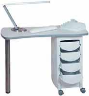 Comes complete with a standard lamp that is attached by a G-clamp. Can be set up for either left or right handed use. Dimensions: 98cm W x 48cm D x 74cm H Contemporary Work Station (NS) F6203-229.