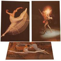 Postcards Set of 6 postcards with different photographs from different ballets. 1.
