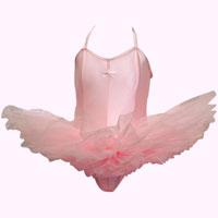 50 Tutu A panelled lycra bodice with thin unattached straps for personal adjustment with layered net skirt.