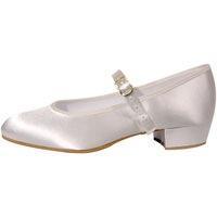 Bridesmaids Shoe (Holly) Our bridesmaids shoe in ivory satin with ¾" heel, strap and buckle bar. Ivory, White (to order) 10J - 8 26.
