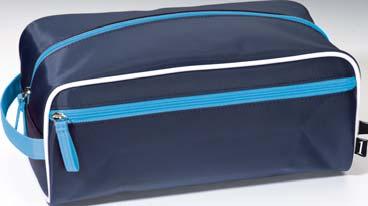 vanity case with 2 big zipper compartments made of robust