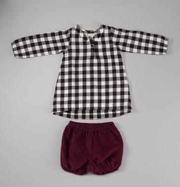 gingham and in soft cord.