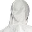 liquid repellency 99Medium durability 9 9 Water vapour permeable Hooded coverall. 3-piece hood and 3-piece gusset for optimal fit.
