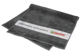 with black corners and drawstrings Castrol logo printed 4 colours on front centre Order