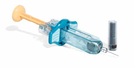 The ORENCIA prefilled syringe with ULTRASAFE PASSIVE Needle Guard with Flange Extenders The ORENCIA prefilled syringe with ULTRASAFE PASSIVE TM Needle Guard with Flange Extenders The ORENCIA