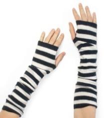 Wrist Tie - Harvest Pumpkin mp19 50035063 Ladies Cashmere Gloves with Wrist Tie - Rabbit mp63 50035072