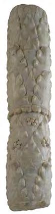 20 ANDELABRUM WITH PHYTOMORPHI RELIEFS Palazzo Poli ollection Shaft fragment of white marble candelabrum
