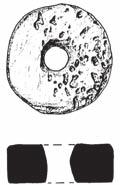 2 of House 5 could also have been intended as either a gaming piece or a spindle whorl. Three unambiguous spindle whorls of bone were made from femur heads: Sfs.
