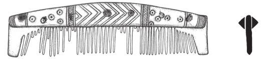 3. Typical examples of comb Types 6 (Birka),