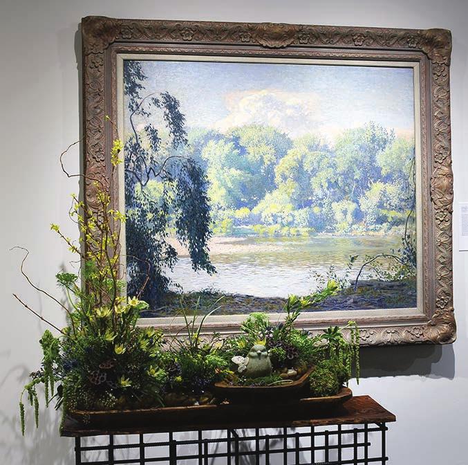 The River Bank by Daniel Garber Designed by Marcey Caldwell Stella s Flowers and Gifts, Boonville, Mo