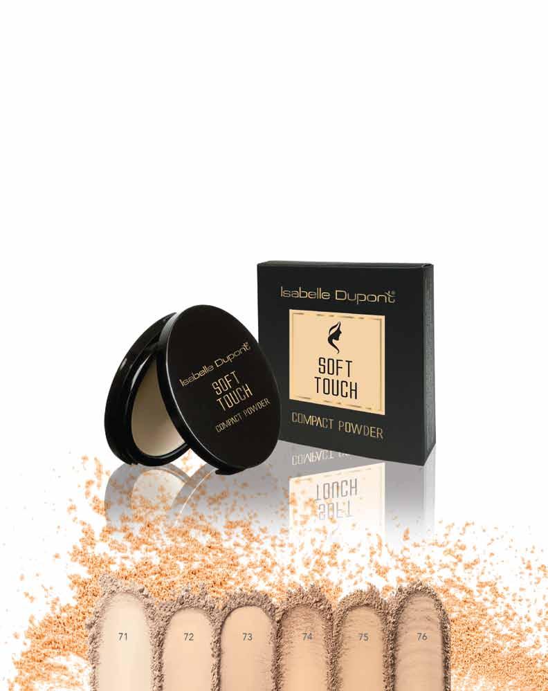 FACE SOFT TOUCH COMPACT POWDER Provides the perfect look throughout the day.