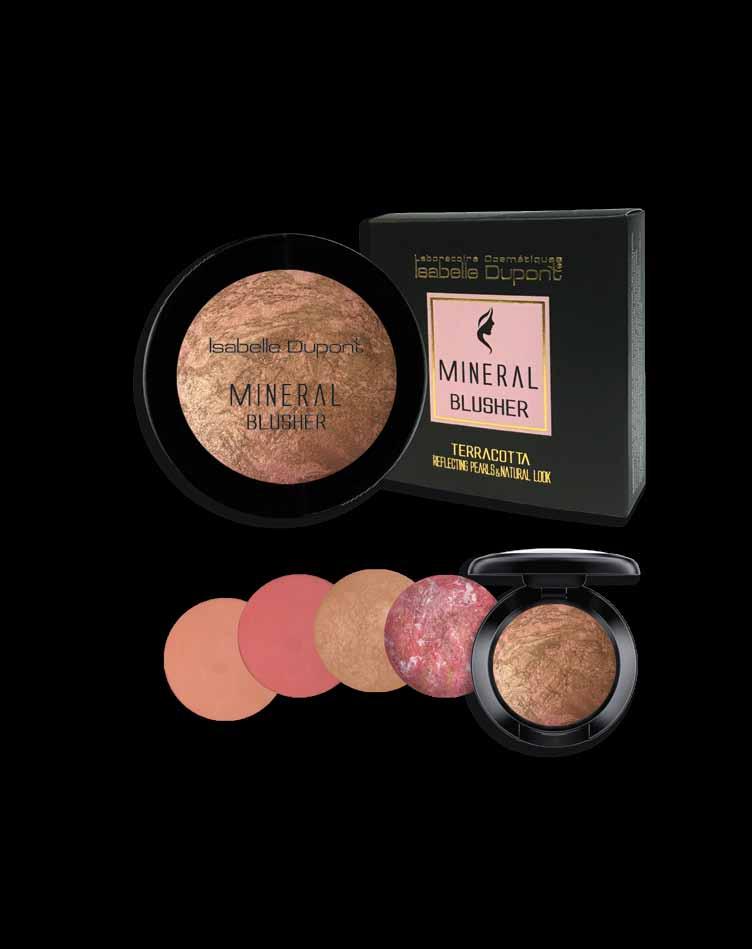 FACE MB 21 MB 22 MB 23 MB 24 MINERAL BLUSHER It provides a natural healthy look to cheeks.