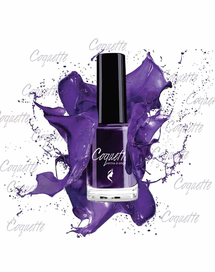 NAILS COQUETTE NAIL POLISH Super concealing and glossy look with a single coat. Fast-drying, long wearing formula.