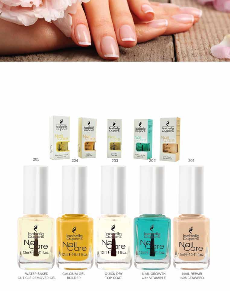 NAIL CARE LINE NAIL CARE LINE 201 : Smoothens out nail surface leaves a protective and sealing film on nail with nylon powder.