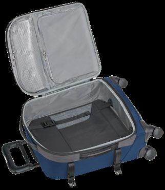 Expandable suitcases double as two bags in one, often starting out carry-on