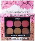 Includes 3 Shimmer Highlight Powders Buildable Formula 48 Pieces Per Case Blush & Bronzer Palette