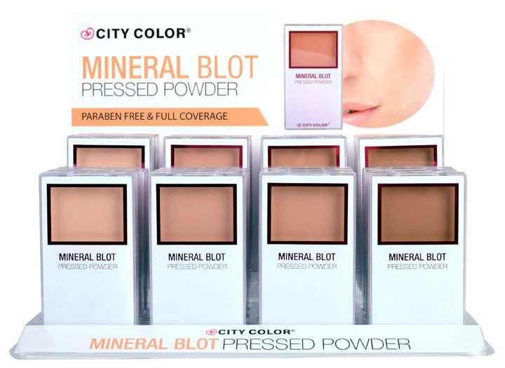 Face Mineral Blot Pressed Powder (F-0049) Blot away oil and shine with Mineral