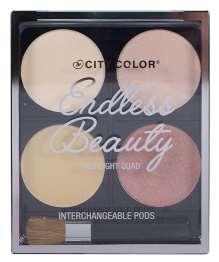 Endless Beauty (C-0026A) CHEEKS The Endless Beauty Palette features four stunning highlight shades in one convenient