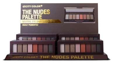 EYES The Nudes Eyeshadow Palette (E-0071) The Nudes Eyeshadow Palette includes 8 different shadows to help you achieve a variety of looks.