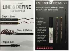 Easy To Follow Tips Included 24 Pieces Per Case Line & Define (G-0097) Line & Define your brows with this set which will allow you to effortlessly create