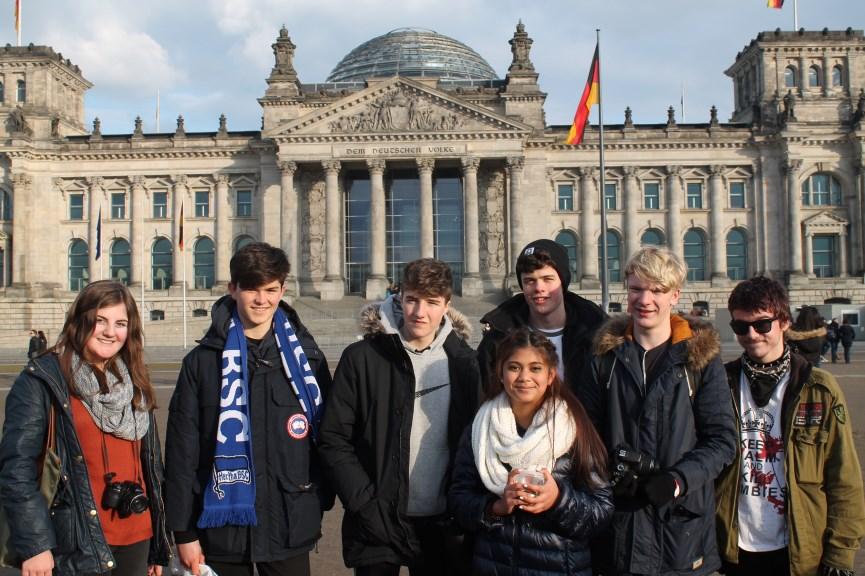 YEAR 11 STUDENTS VISIT BERLIN CONTINUED FROM PAGE 1 The ceiling of the Reichstag Dome resembles a filter as it is not solid metal.