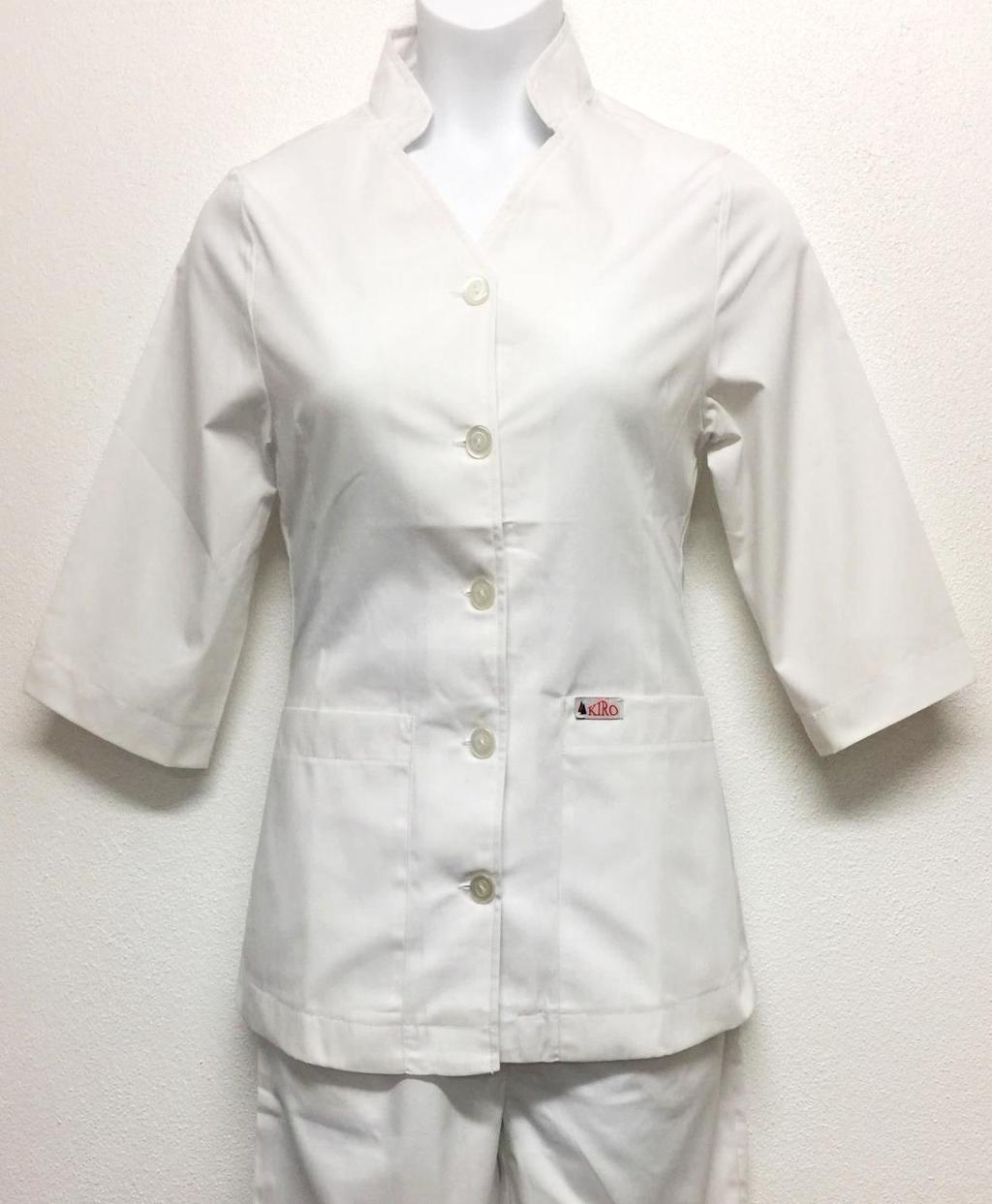 Style: NS622 White Nurse Uniforms 3/4 Sleeve Length