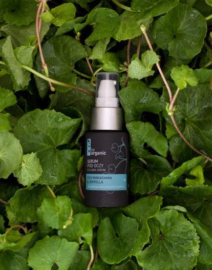 Face care Under eye serum Macadamia oil & Centella 97% of natural ingredients. LIFTING EFFECT in 1 h It strongly regenerates, hydrates and tones the delicate skin around the eyes.