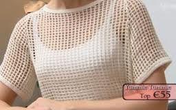 Tops Any item of clothing worn that contains lace,