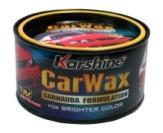 18 Car Wax Car Wax is formulated with Carnauba wax which helps brighten paint colour. It helps to clean pollution build-up and removes fine surface scratches. Wipe off is easy and streak free.