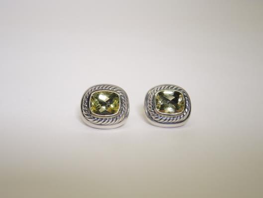 DAVID YURMAN Citrine Earrings Sold in one day for $399. 05/12/18 Our largest pair of earrings today are these stunning yellow citrine stones set in sterling silver.