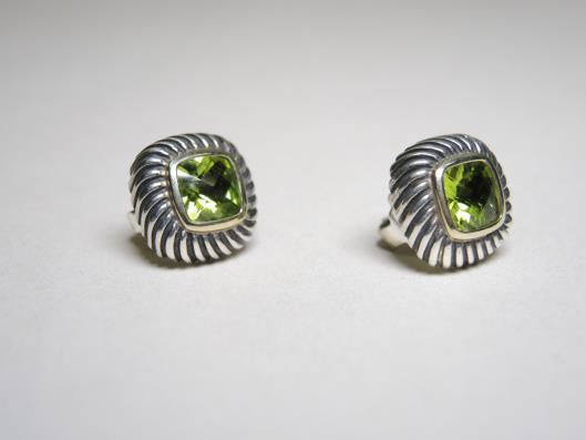 DAVID YURMAN Peridot Earrings Sold in one day for $289. 05/12/18 Our final pair of earrings today are the smallest of the bunch, but still pack a colorful sparkle.