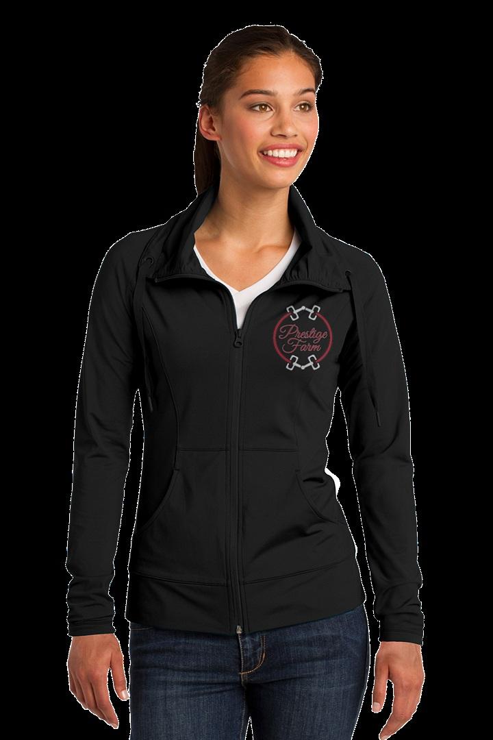 nature of 100% polyester performance fabrics, special care must be taken throughout the screen printing process. Price: $28.00 Sport-Tek Ladies Sport-Wick Stretch Full-Zip Jacket.