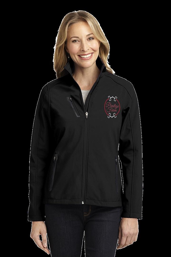 Port Authority Ladies Welded Soft Shell Jacket. L324 You'll stay warm and protected from wind and rain in this value- priced soft shell.