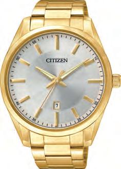 00 BI1032-58A BI1032-58A Gents Citizen Quartz round yellow tone stainless steel case and bracelet,