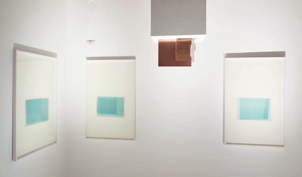installation view of the exhibition Apparte, Michela de