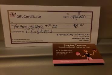 13. $15 Gift Certificate Everything