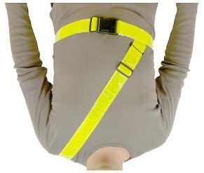 Adult Sam Browne/Cycle Belts Black Webbing Reflexite Reflective Sizes: Small, Medium, Large, XL, XXL all adjustable Fastening: Side-release Buckle Fluorescent Colours: Yellow and Orange 50mm wide