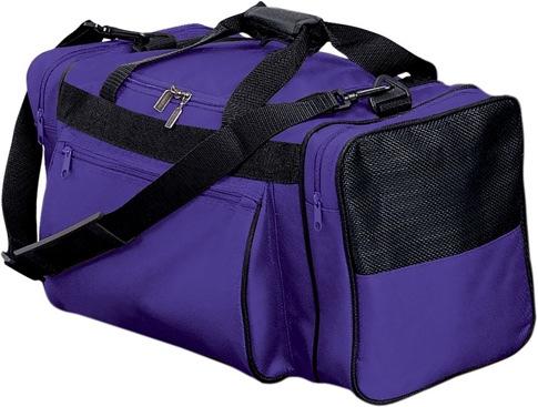 compartment with 2 way zipper Front zip-off decoration/pocket flap with darts for extra storage space Ventilated end compartment sized for holding shoes or wet storage Zippered end pocket for