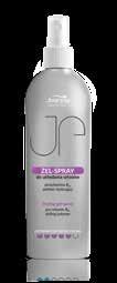 The hair stays light and flexible and the hairstyle stays longer in its shape. 750 ml SPRAY GEL EXTRA STRONG This spray gel facilitates shaping of any hairstyle.