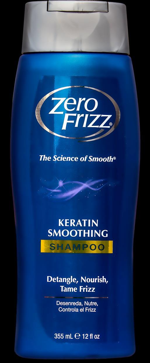 Zero Frizz Keratin Shampoo Provides the reinforcement your hair needs.